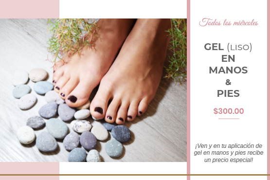 Promoción uñas y pies en México